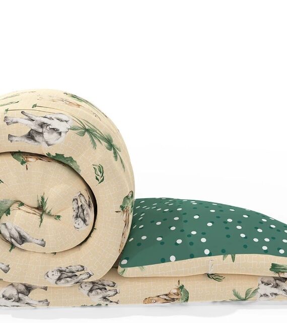 Juniors Printed Double Comforter-Jigsaw Jungle