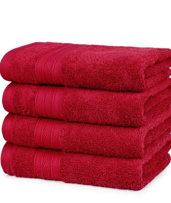 Soft Comfort Crimson Air Rich Hand Towel